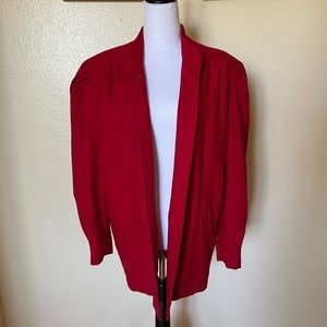 Red Blazer Coat